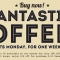 Fantastic offer promo